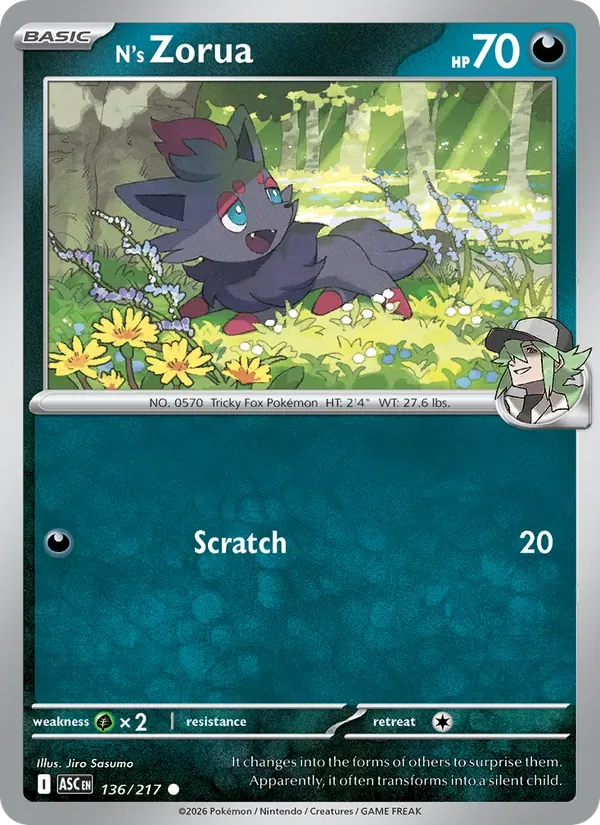 N's Zorua, Ascended Heroes
