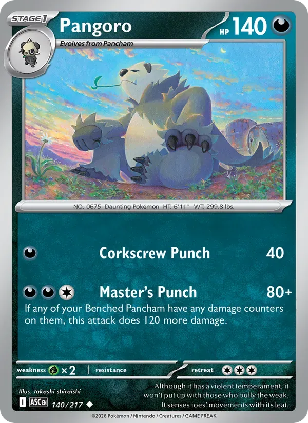 Pangoro, Ascended Heroes