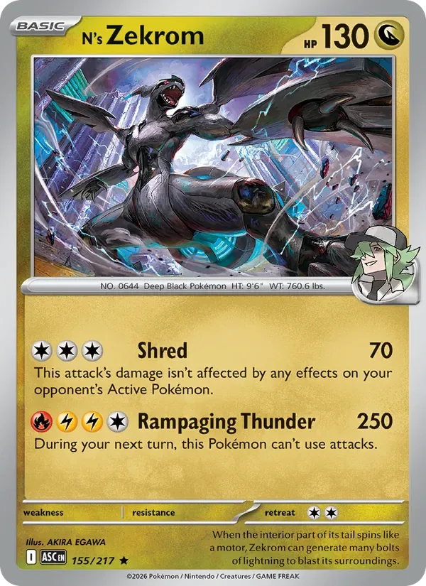 N's Zekrom, Ascended Heroes