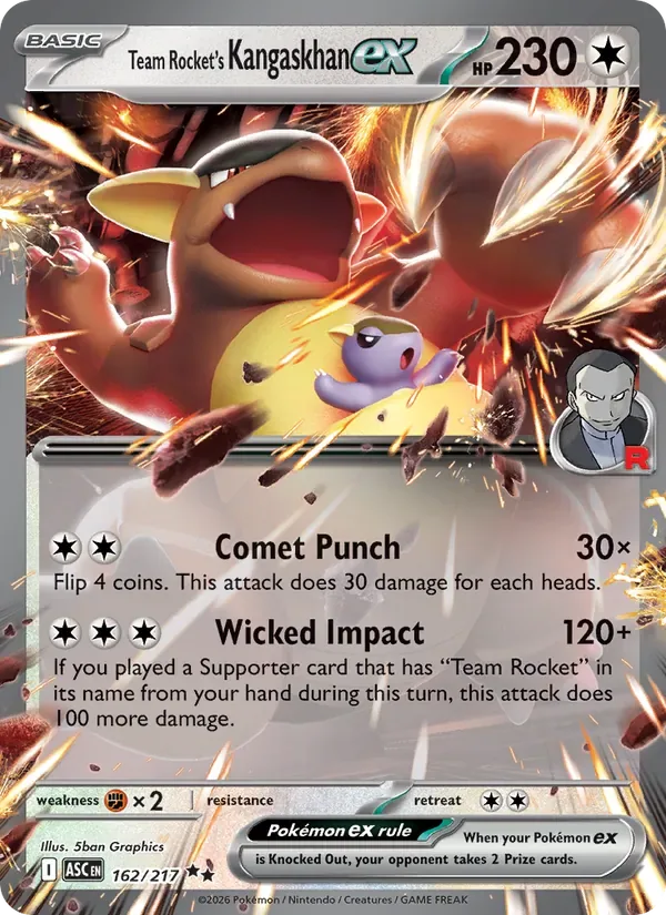 Team Rocket's Kangaskhan ex, Ascended Heroes
