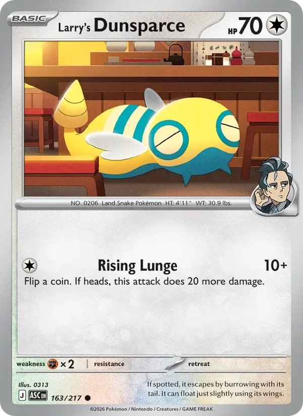 Larry's Dunsparce, Ascended Heroes