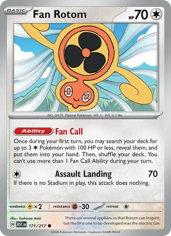 Fan Rotom, Ascended Heroes