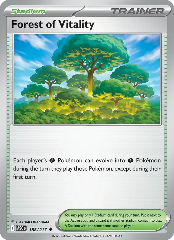 Forest of Vitality, Ascended Heroes