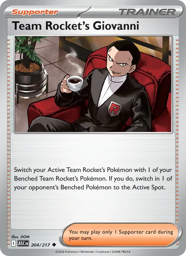 Team Rocket's Giovanni, Ascended Heroes