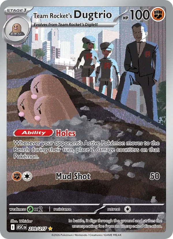 Team Rocket's Dugtrio, Ascended Heroes