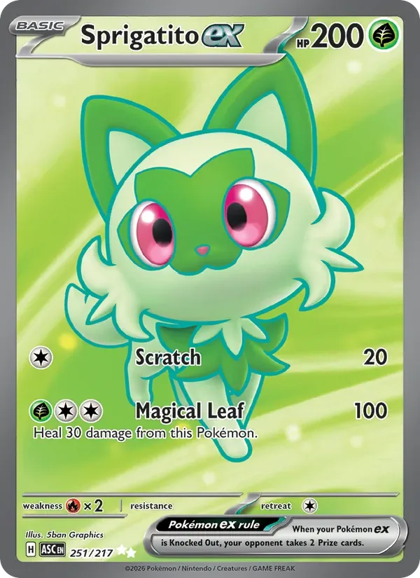 Sprigatito ex, Ascended Heroes