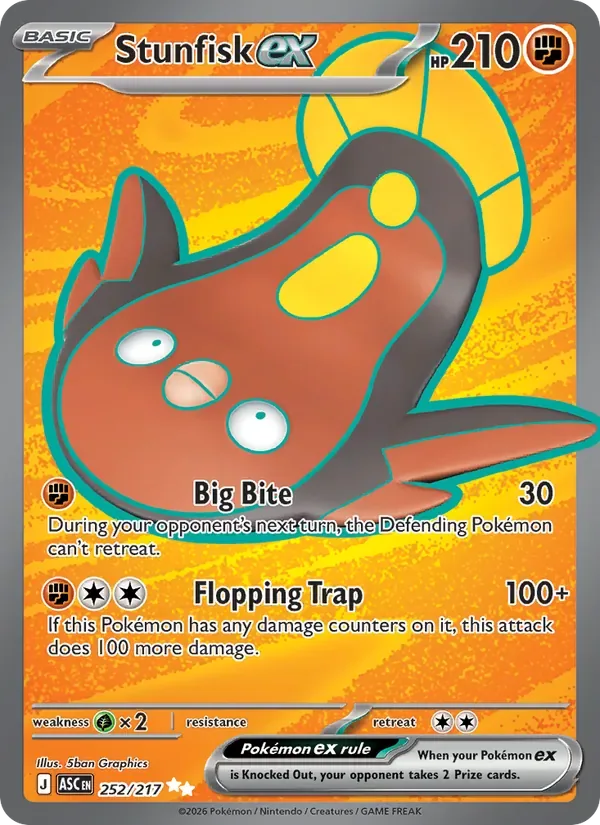Stunfisk ex, Ascended Heroes