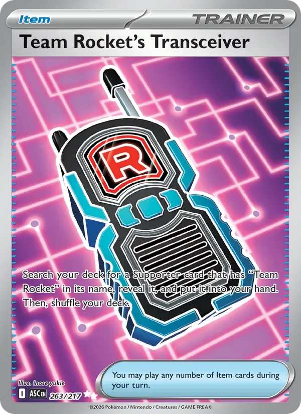 Team Rocket's Transceiver, Ascended Heroes