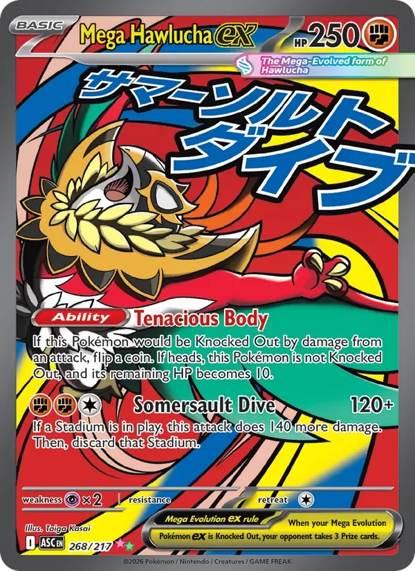 Mega Hawlucha ex, Ascended Heroes
