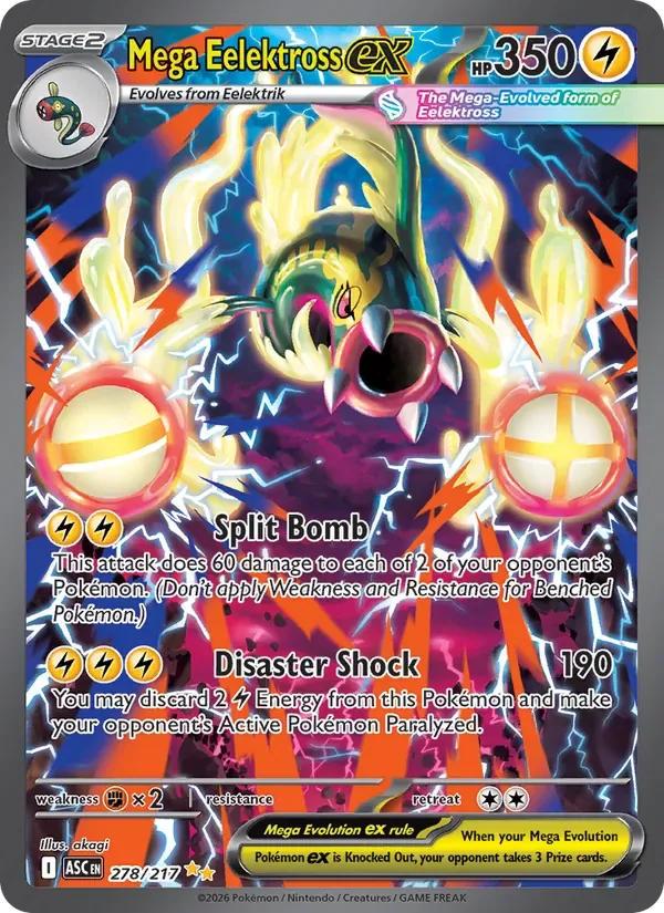 Mega Eelektross ex, Ascended Heroes
