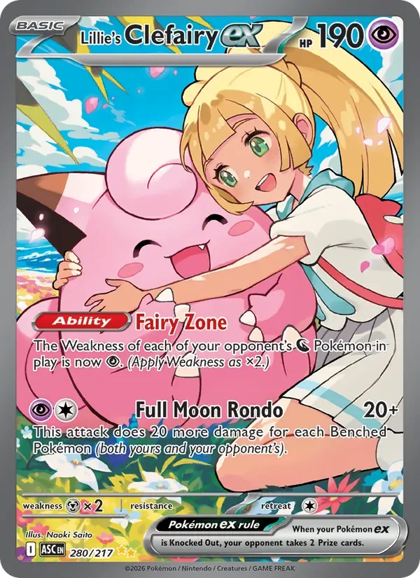 Lillie's Clefairy ex, Ascended Heroes