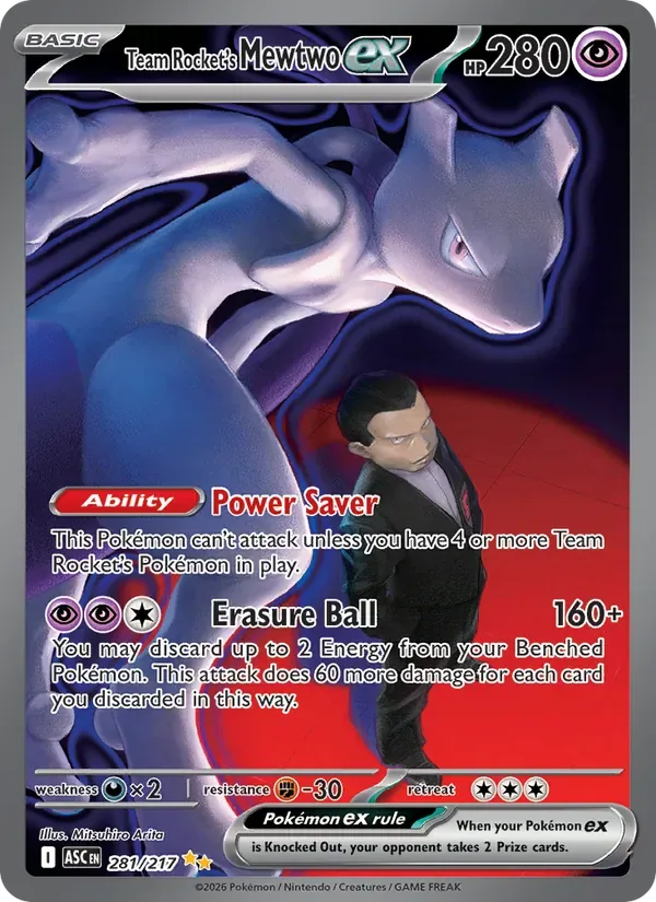 Team Rocket's Mewtwo ex, Ascended Heroes