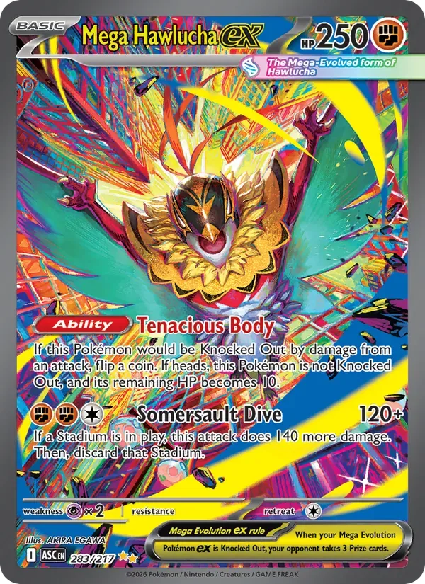 Mega Hawlucha ex, Ascended Heroes