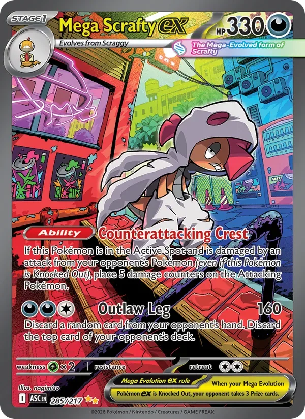 Mega Scrafty ex, Ascended Heroes