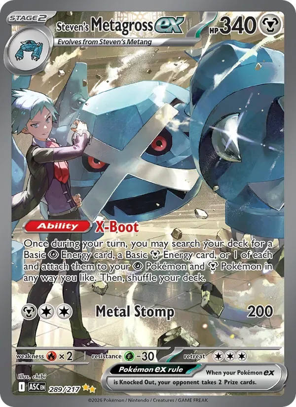 Steven's Metagross ex, Ascended Heroes