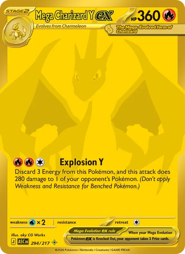 Mega Charizard Y ex, Ascended Heroes