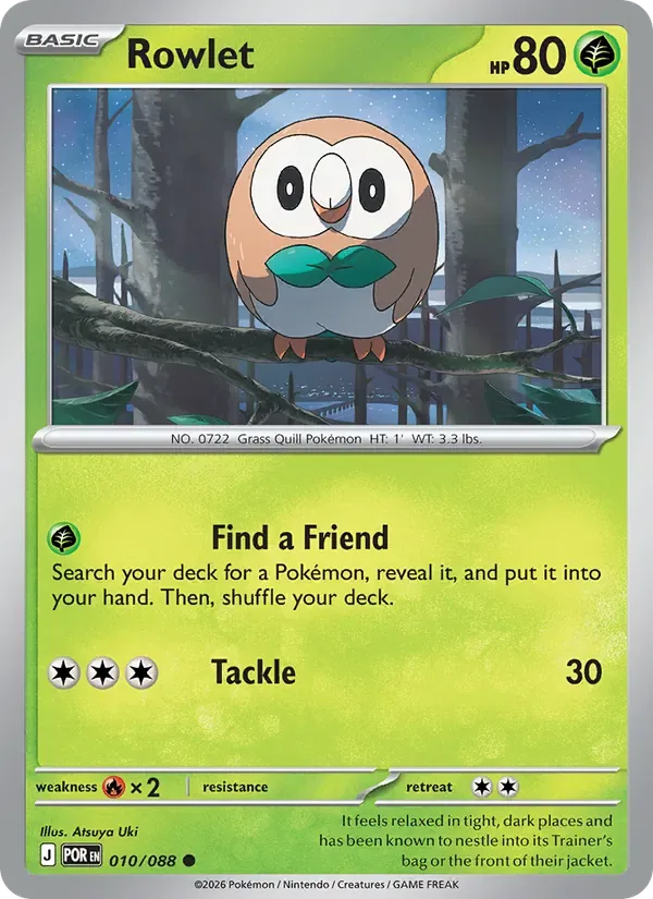 Rowlet, Perfect Order