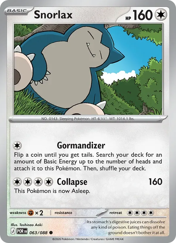 Snorlax, Perfect Order
