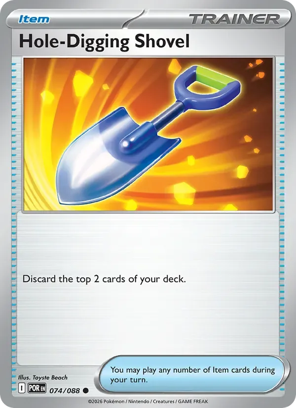 Hole-Digging Shovel, Perfect Order
