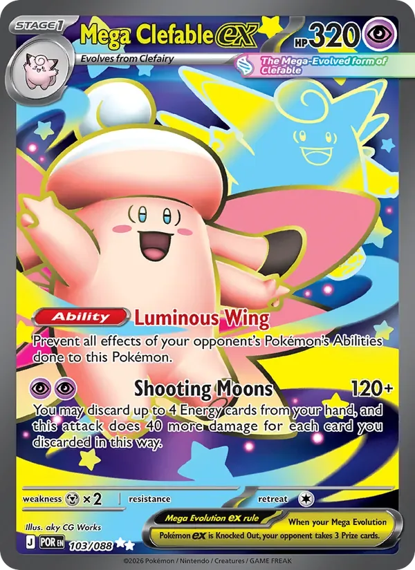 Mega Clefable ex, Perfect Order