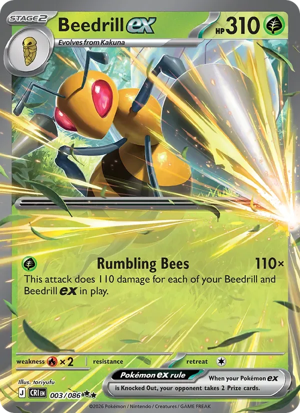 Beedrill ex, Chaos Rising
