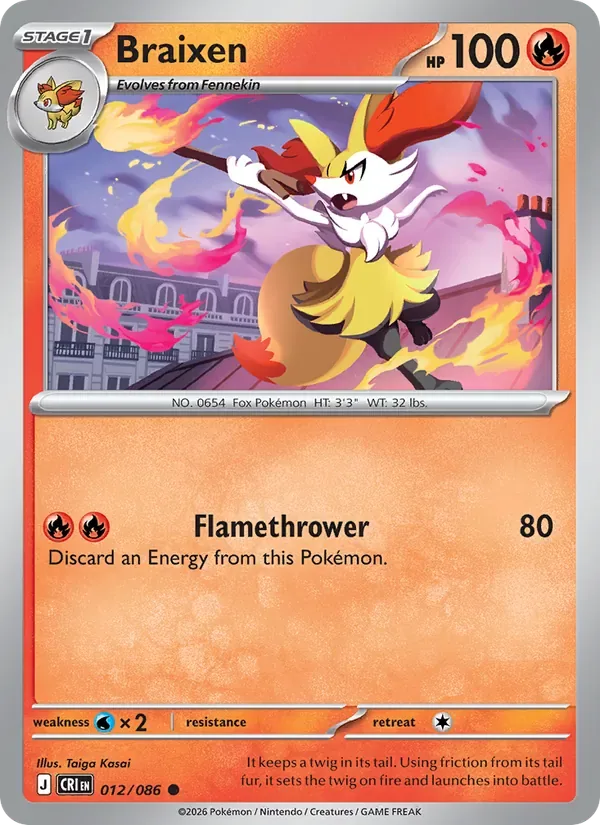 Braixen, Chaos Rising