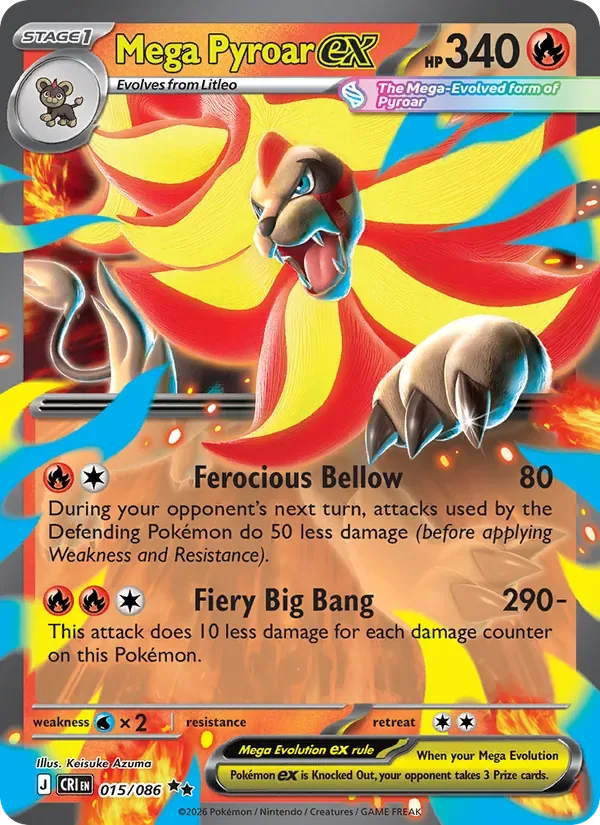 Mega Pyroar ex, Chaos Rising
