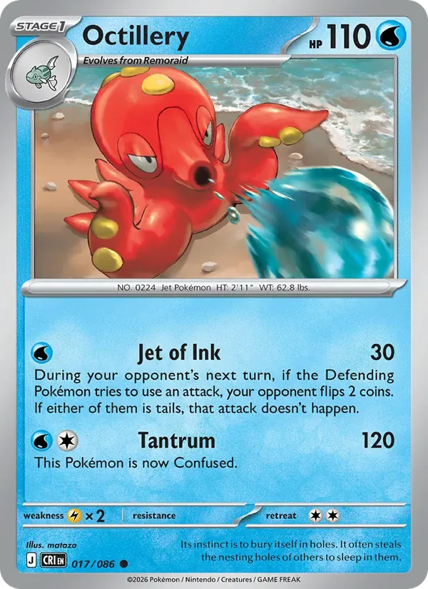 Octillery, Chaos Rising