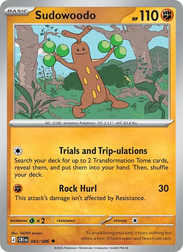 Sudowoodo, Chaos Rising
