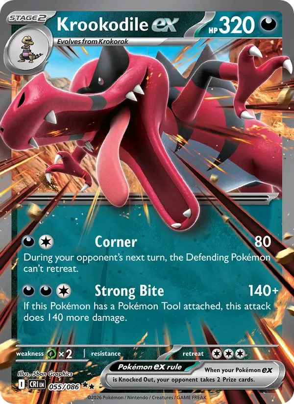 Krookodile ex, Chaos Rising