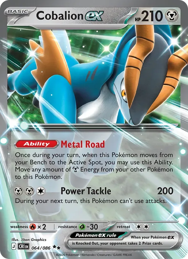 Cobalion ex, Chaos Rising