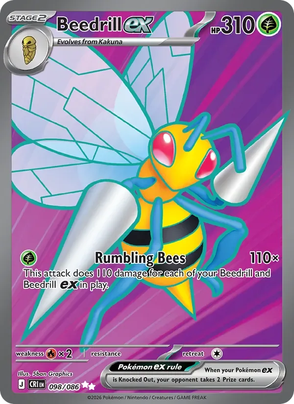 Beedrill ex, Chaos Rising