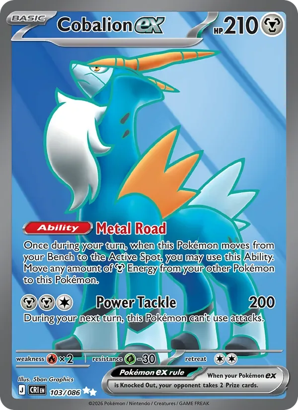 Cobalion ex, Chaos Rising