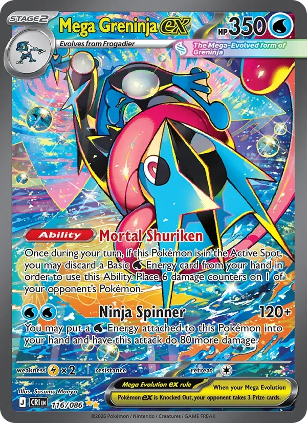 Mega Greninja ex, Chaos Rising