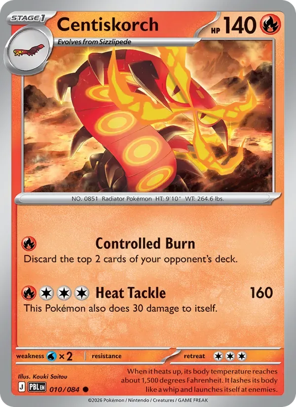 Centiskorch, Pitch Black