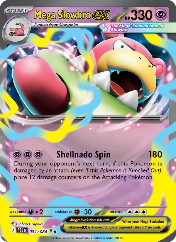 Mega Slowbro ex, Pitch Black