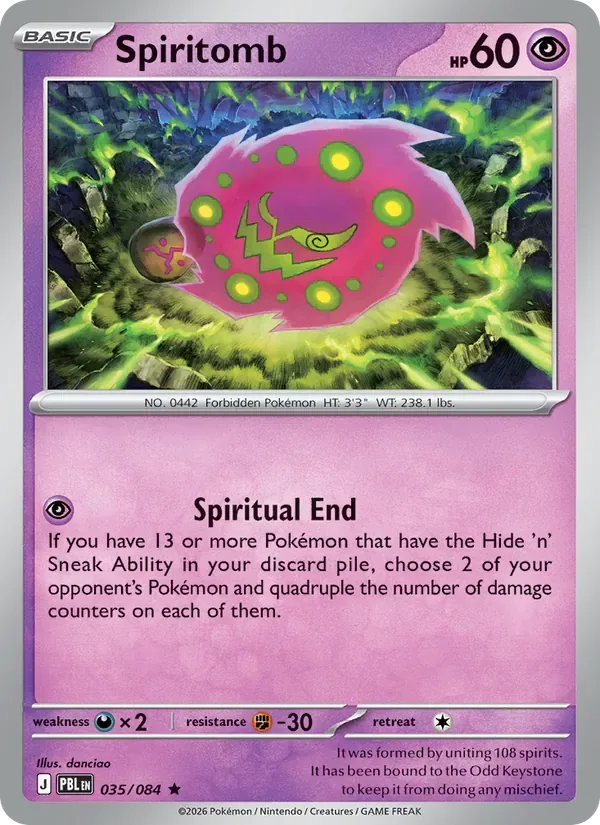 Spiritomb, Pitch Black