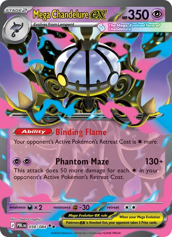 Mega Chandelure ex, Pitch Black