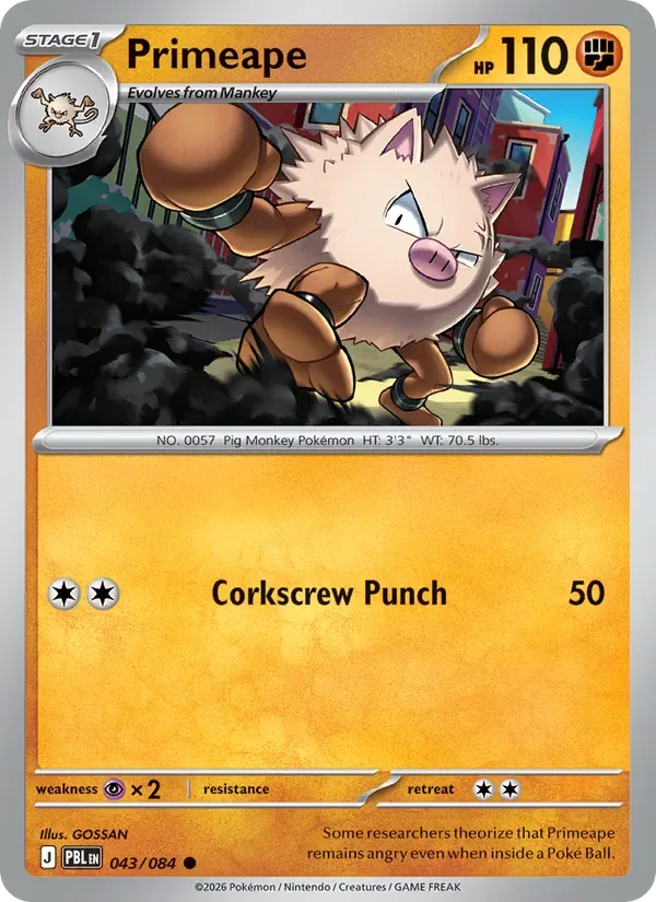 Primeape, Pitch Black