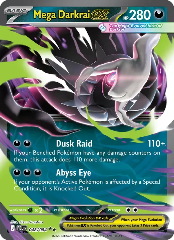 Mega Darkrai ex, Pitch Black