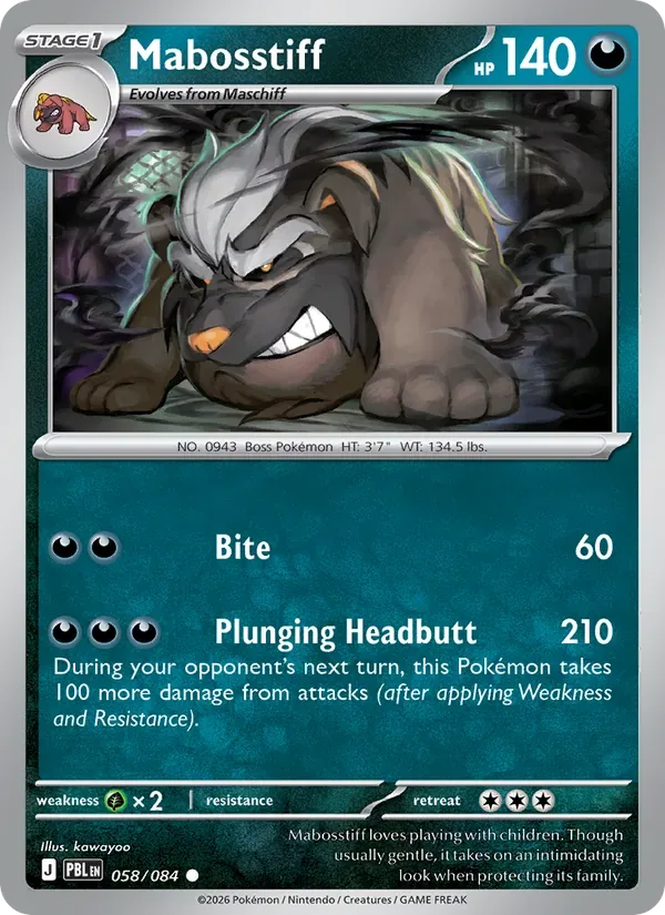Mabosstiff, Pitch Black