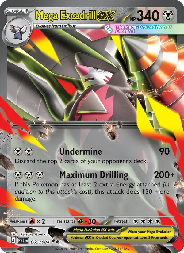 Mega Excadrill ex, Pitch Black