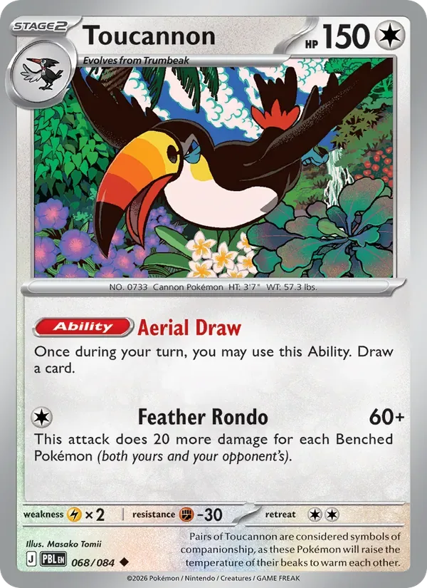 Toucannon, Pitch Black