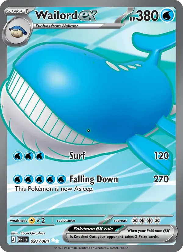 Wailord ex, Pitch Black