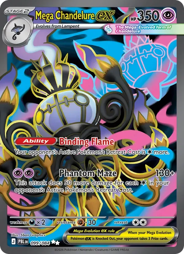 Mega Chandelure ex, Pitch Black