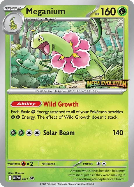 Meganium, MEP Black Star Promos