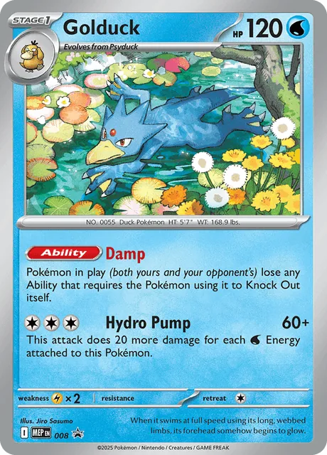 Golduck, MEP Black Star Promos