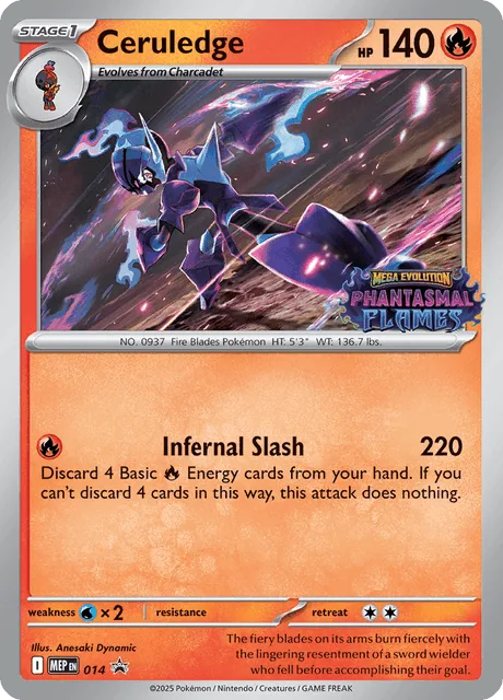 Ceruledge, MEP Black Star Promos