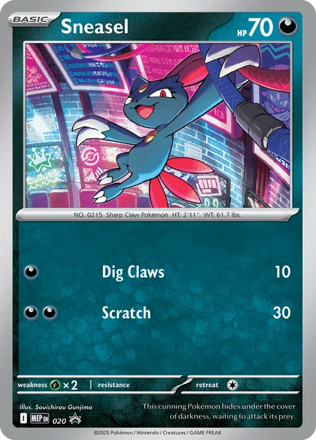 Sneasel, MEP Black Star Promos