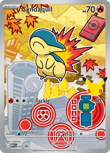 Cyndaquil, MEP Black Star Promos